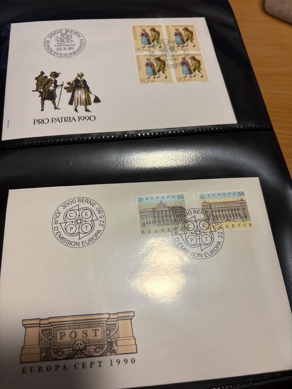 Tutti i francobolli: Suisse 1989 - Collection complète – Nuovo e nell'imballaggio originale da Palézieux venduto da Minou-Marc-Nico_Mimi 3