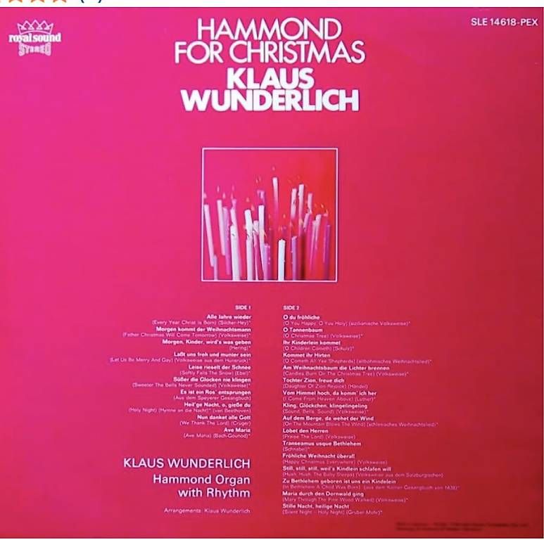 Dischi in vinile: Hammond for Christmas, Klaus Wunderlin – Usato da Rickenbach Sulz venduto da bea_7ssd 1