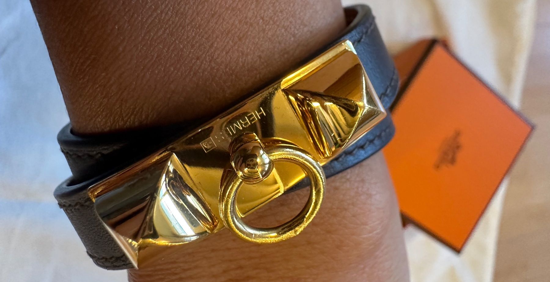 Hermès Bracciali & Braccialetti: HERMES Rivale leather bracelet – Nuovo (secondo la descrizione) da Luzern venduto da Miausie 5