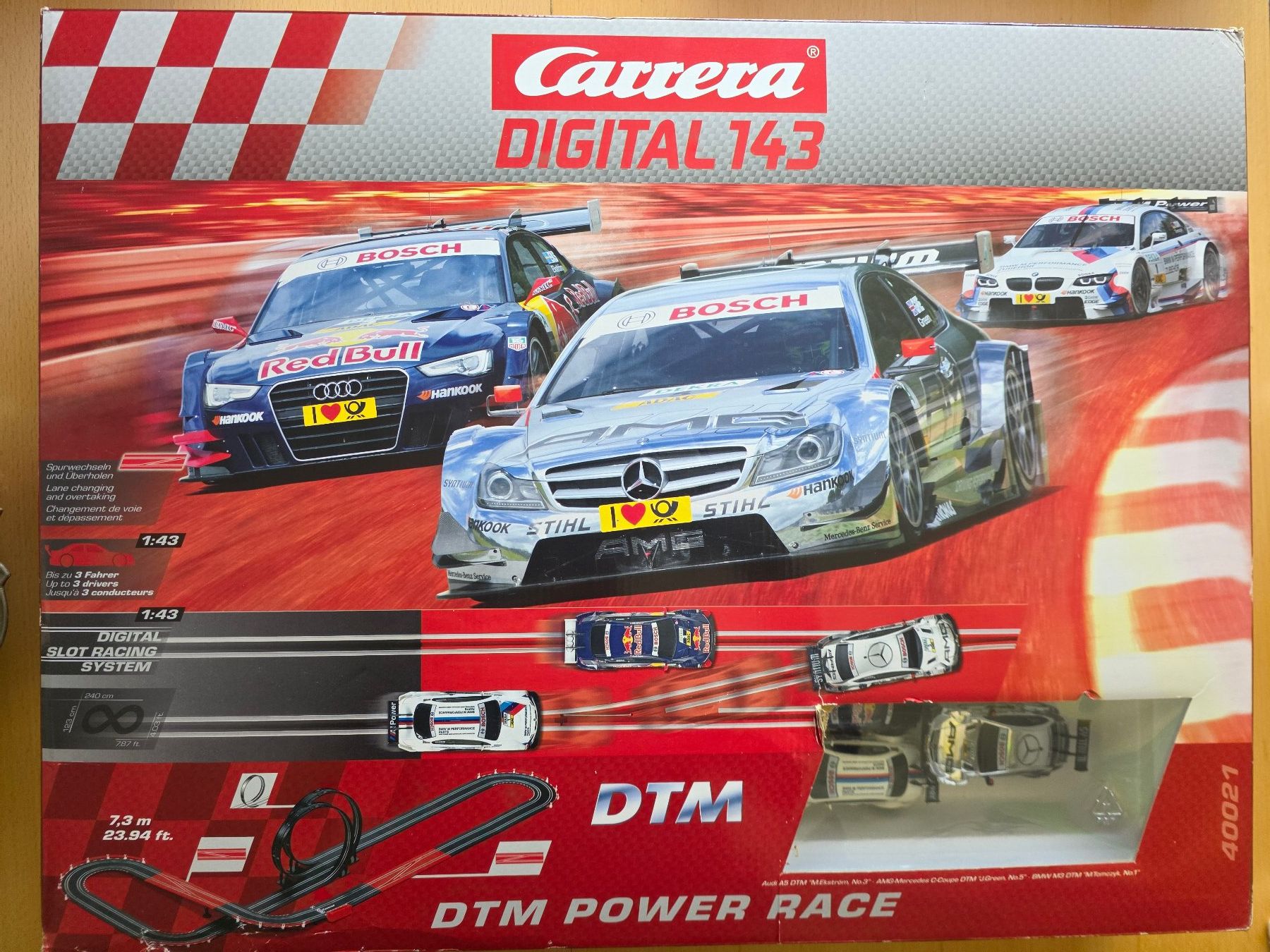 Carrera Circuits: Carrera Digital 143 Autorennbahn – D'occasion à Oberglatt ZH par flacuchento