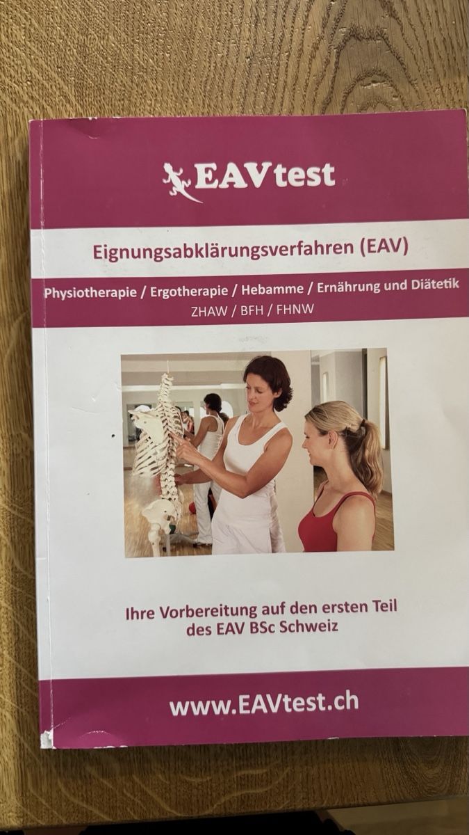 Bücher: EAVtest Eignungsabklärungsverfahren Übungsbuch – Gebraucht aus Flawil von _piccolina