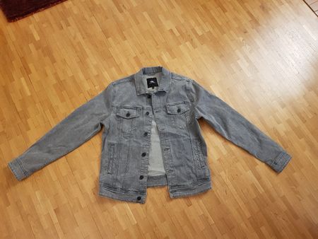 Veste en jean grise Ckh. Clockhouse, taille L, comme neuf!
