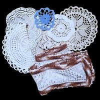 🤍 Vintage Häkeldeckchen Set 8-teilig 🧶🌸