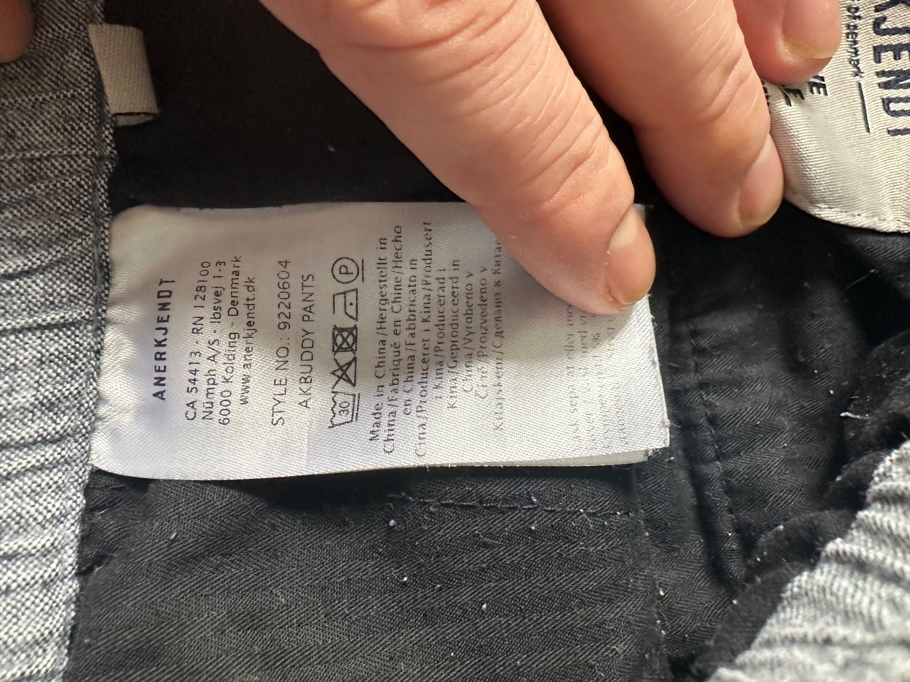 Pantaloni: Anerkjendt Hose Grau, Grösse M – Usato da Basel venduto da pfosteauto 3