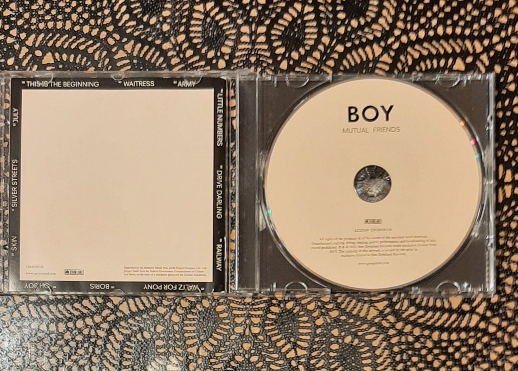 CDs: Boy - Mutual Friends, CH Pop CD Album 2011 – Gebraucht aus Schönenberg TG von Gregolino76 2