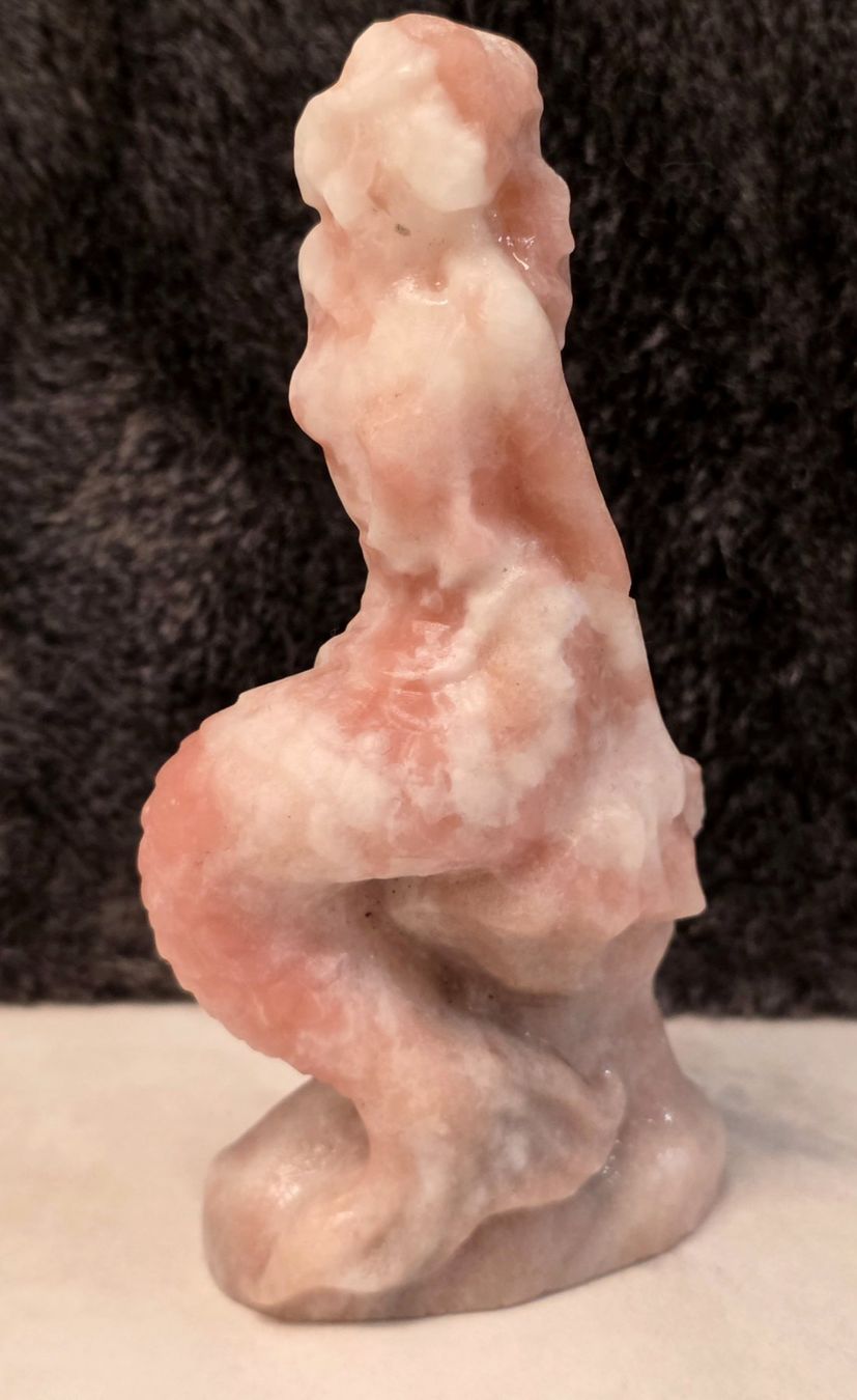 Mineralien & Heilsteine: Pink Opal Meerjungfrau B 130g – Neu und originalverpackt aus Matzingen von Shay_Crystalz