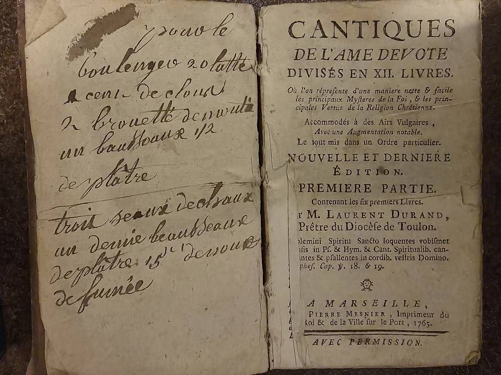Libri: Cantiques de l'âme devote  – Usato da Neuchâtel venduto da AlexCzh 1