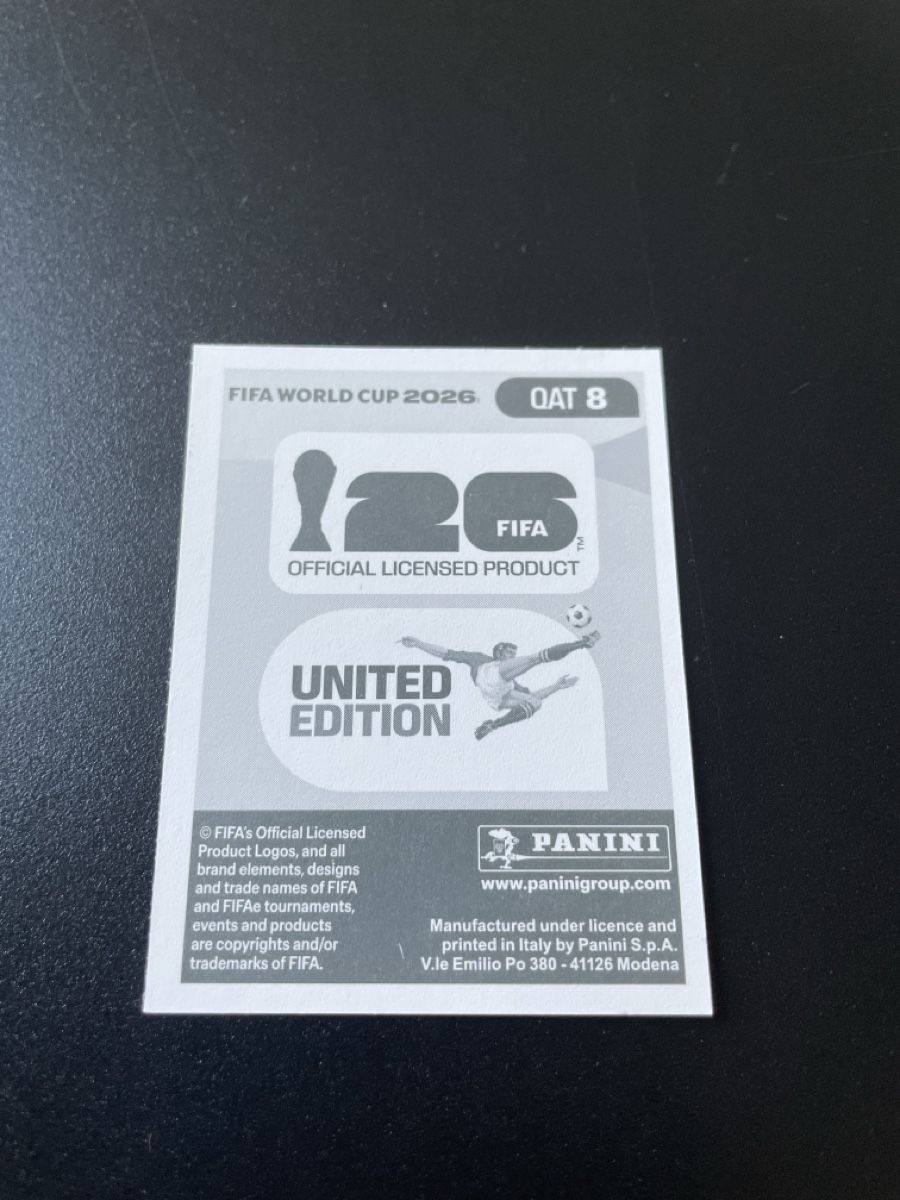 Panini Carte collezionabili: FIFA WM 2026 Sticker QAT 8 – Usato da Fahrwangen venduto da Venez 1