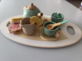 Holz-Teegeschirr Set 