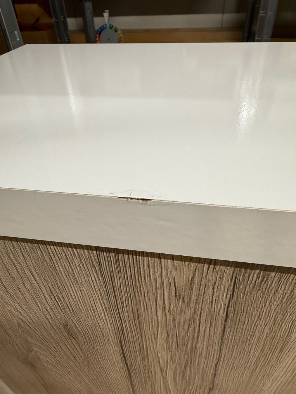 Scaffali: Möbelset zweiteilig - weiss mit Holzoptik – Usato da Leimbach AG venduto da SheAmelie 7