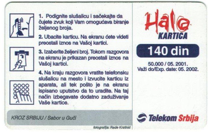 Cartes de téléphone: Telefonkarte Serbien 32 – D'occasion à Zürich par Tolima194 1