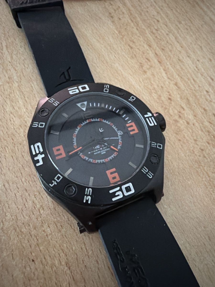Orologi: WEIDE Herren Uhr schwarz neu mit Etikett – Nuovo e nell'imballaggio originale da Unterkulm venduto da Onefrog