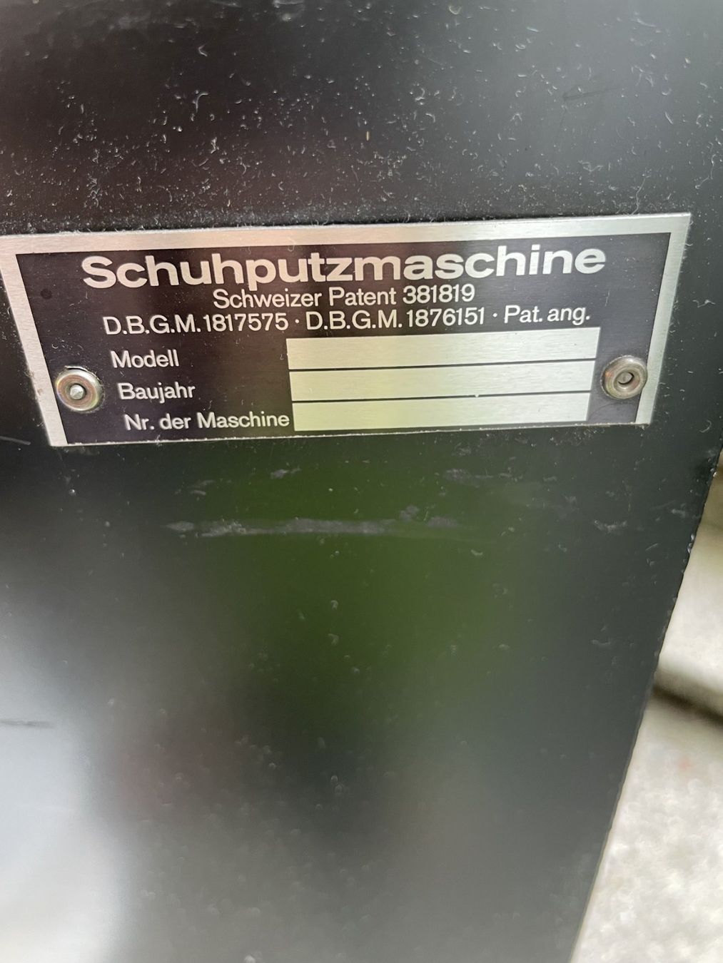 Toutes les machines: Schuhputzmaschine – D'occasion à Aesch ZH par 19fish58blue 5