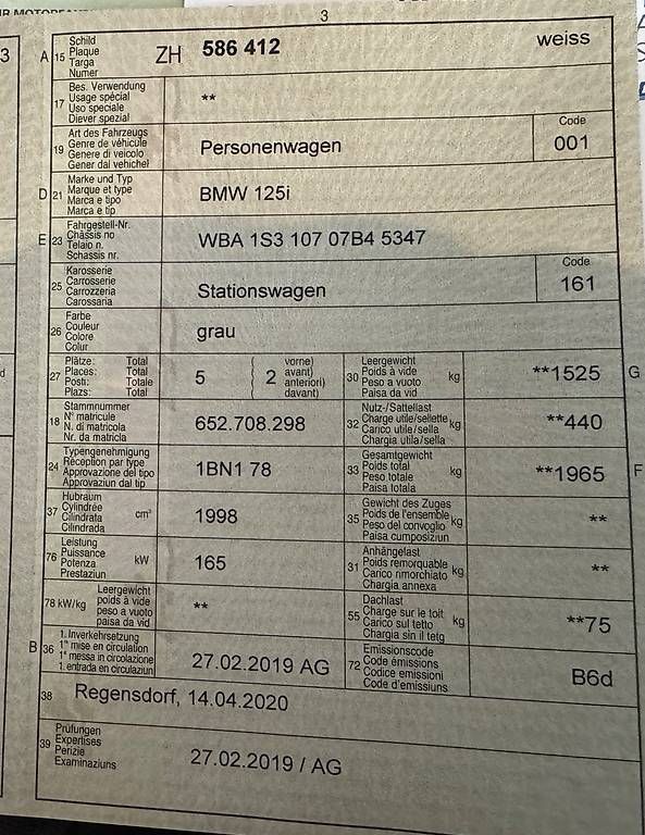Automobili: BMW 125i Sportline – Usato da Pfäffikon SZ venduto da Habli5 4