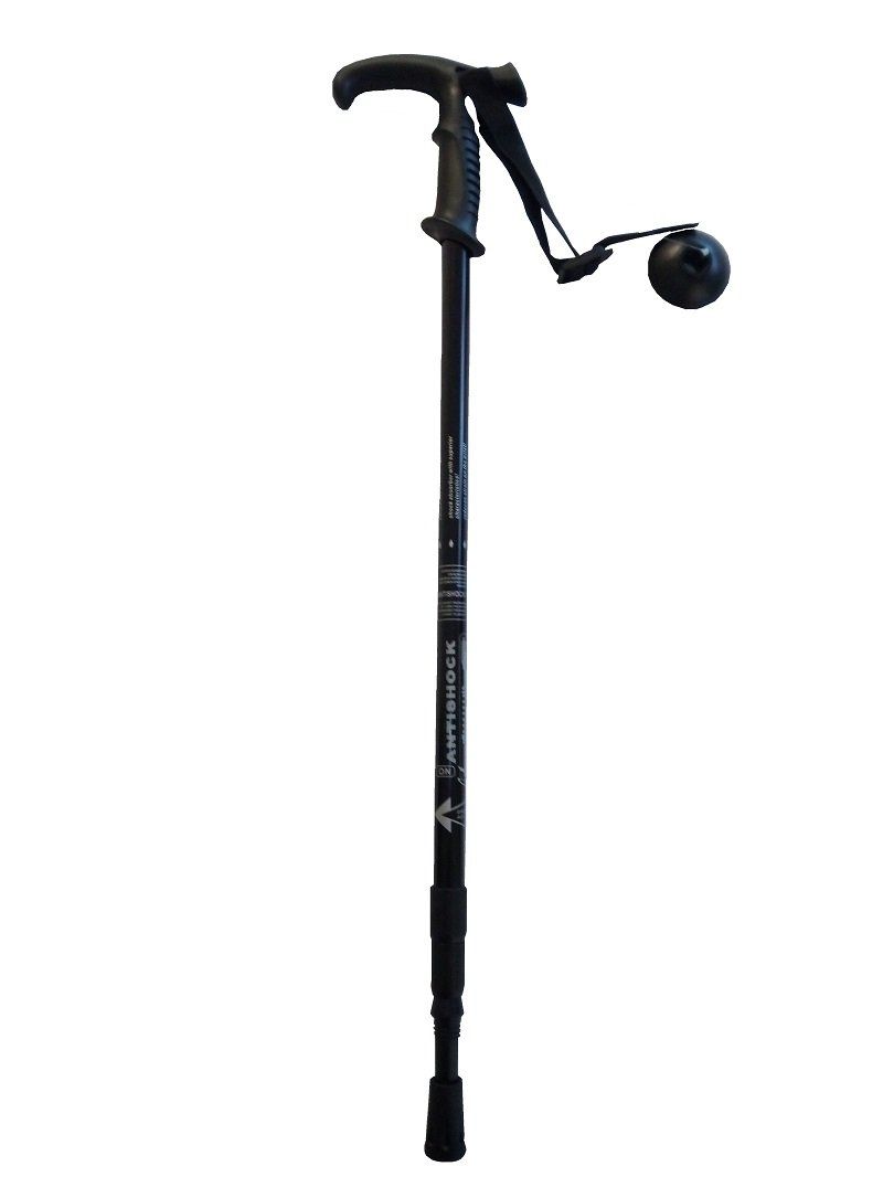 Bastoncini da trekking: 2er Set Wanderstöcke bis 130 cm - Schwarz – Nuovo e nell'imballaggio originale da Werdenberg venduto da EXA-Outdoor 1