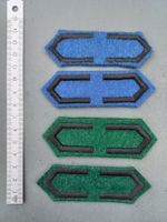 4 Balken zu Ärmelpatten