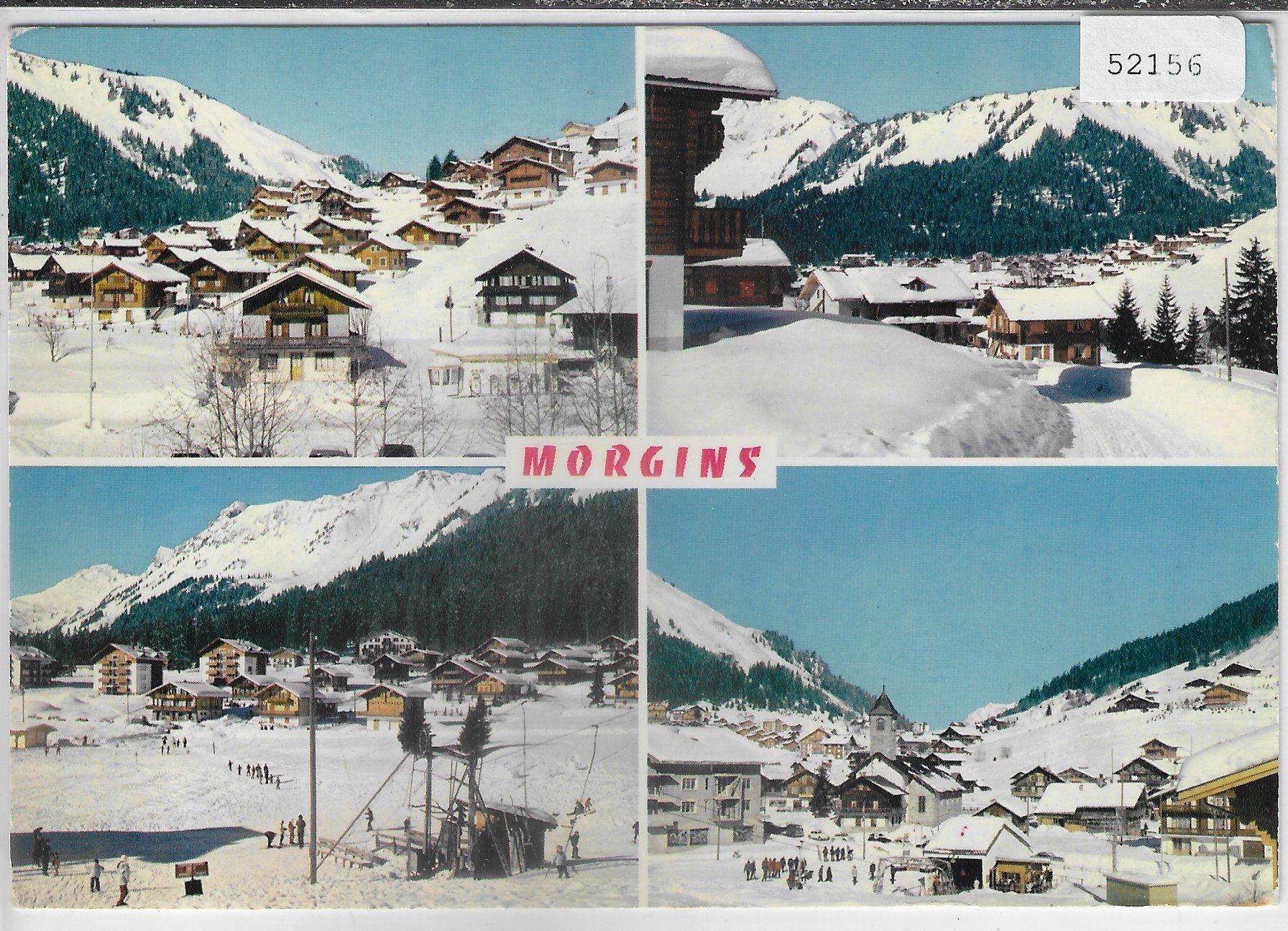 Ansichtskarten: Morgins en hiver - Multiview – Gebraucht aus Ettingen von Kartenplanet