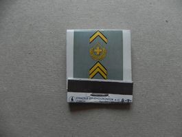 Militär Armee Uniform Abzeichen Zündholz Bier Gradabzeichen