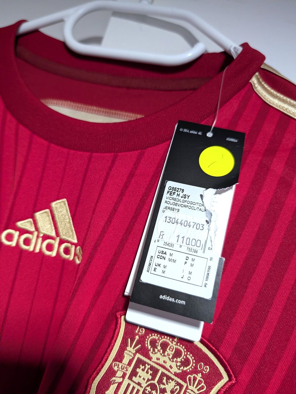 Adidas Canottiere & Pantaloni: SPANIEN TRIKOT 2014 HOME - GR. M - NEU! – Usato da Spiegel b. Bern venduto da Natix 4
