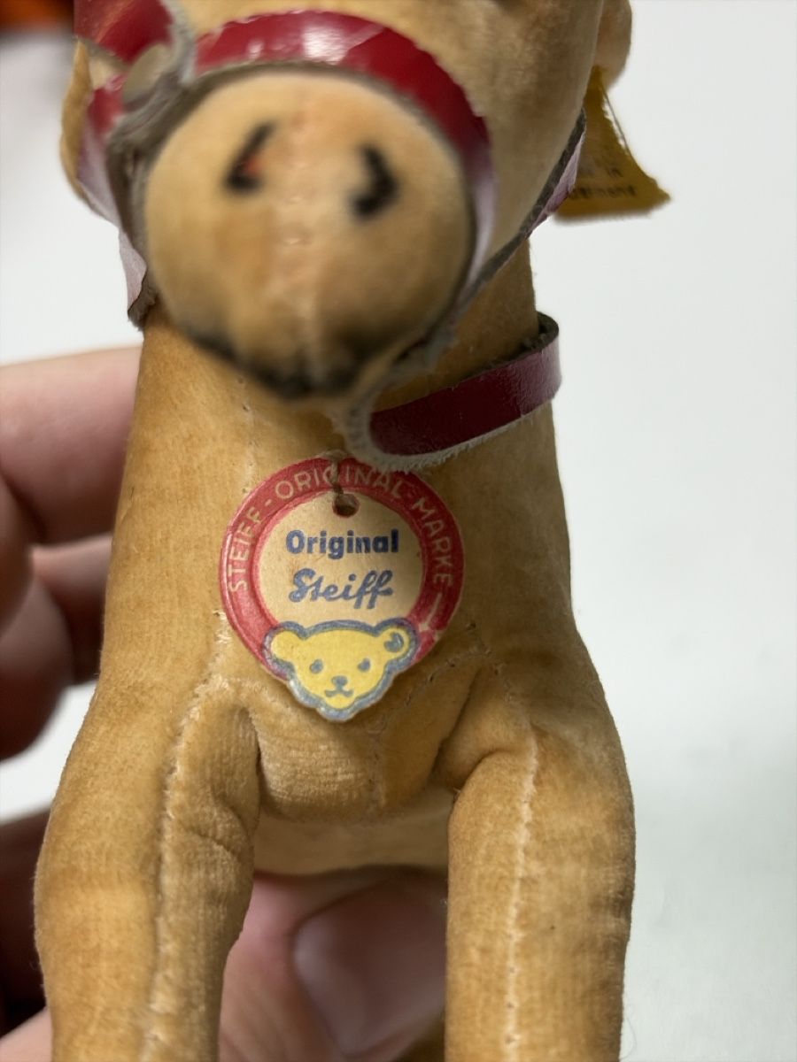Steiff Spielzeuge: Steiff Esel /Pferd 1412.0 mit Marke und Schild – Gebraucht aus Dietikon von cre8different 2