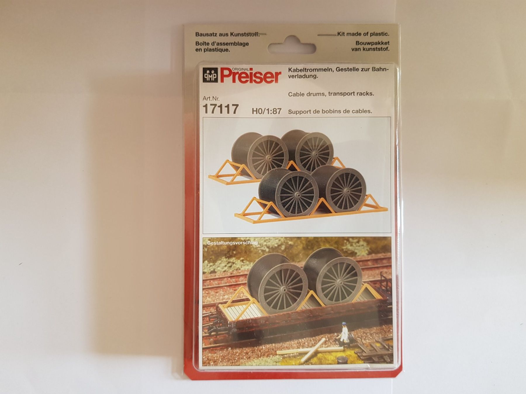 Faller Modelleisenbahnen: Kabeltrommeln Preiser 17117 NEU – Neu und originalverpackt aus Thalwil von SebastianH01