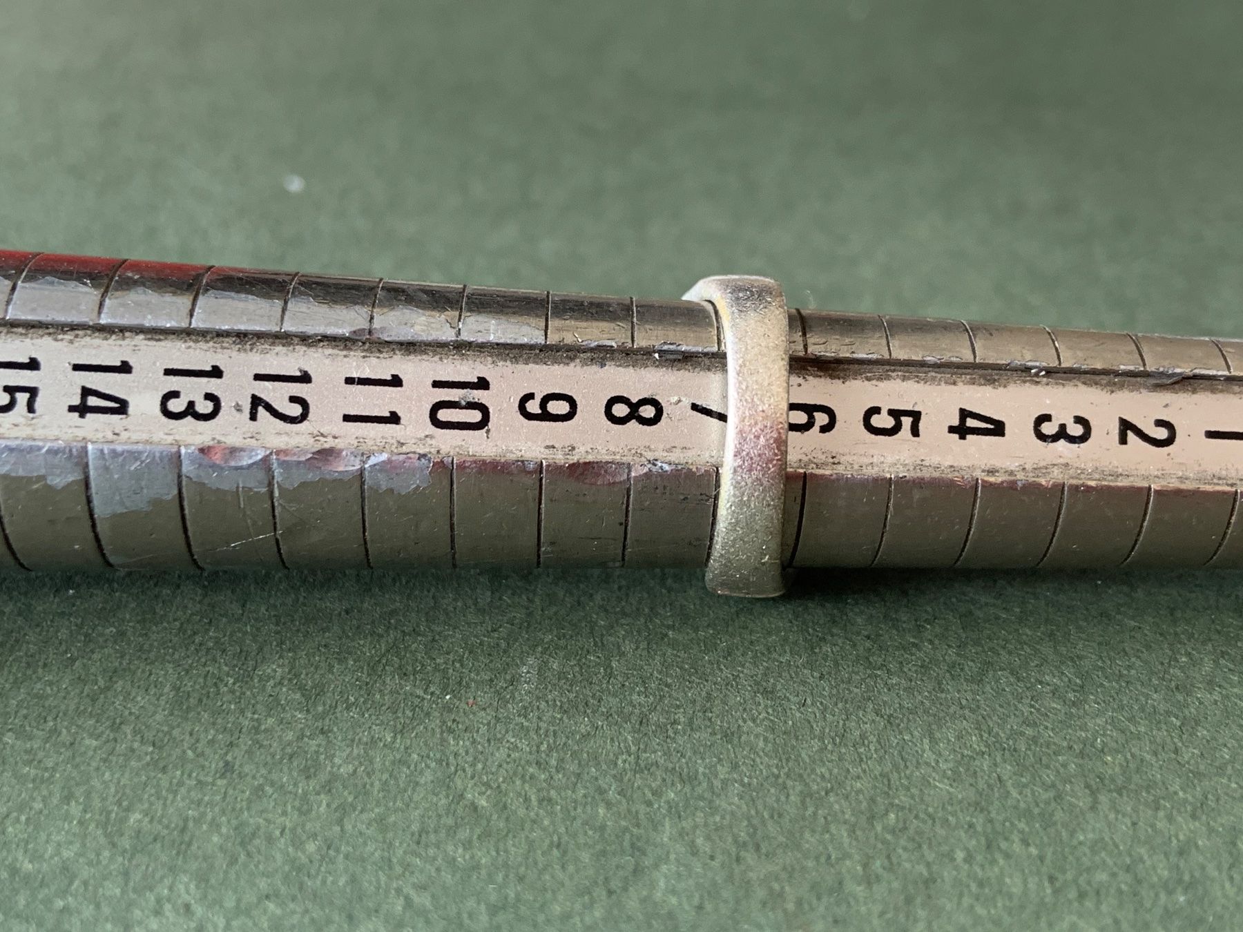 Ringe: Silberring Fächer Linien  (47/15) – Gebraucht aus Dittingen von Bellevista 7