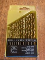 Spiralbohrer HSS TIN-beschichtet ø1.5-6.5mm Set NEU