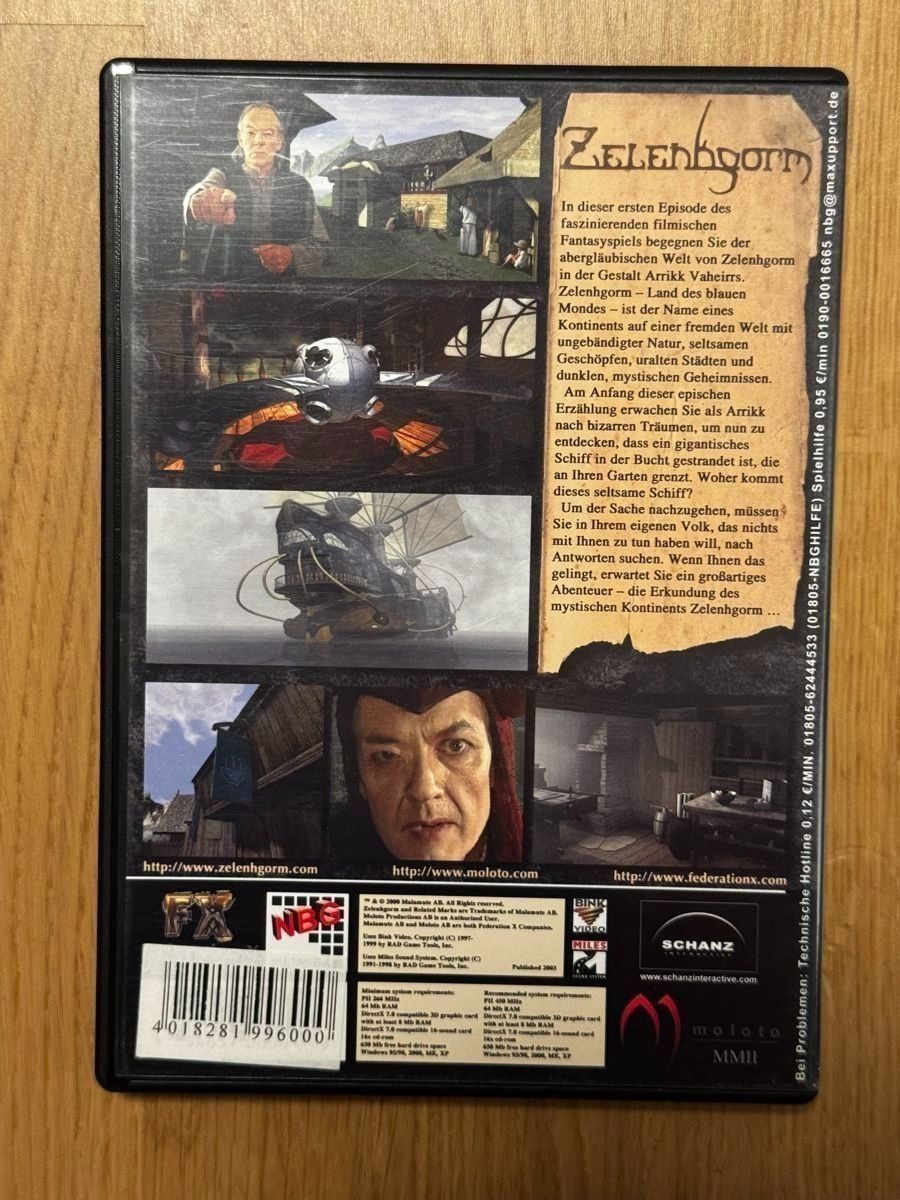 Jeux: Das Mysterium von Zelenhgorm - CIB - PC – D'occasion à Uster par GamesAndStuff 1