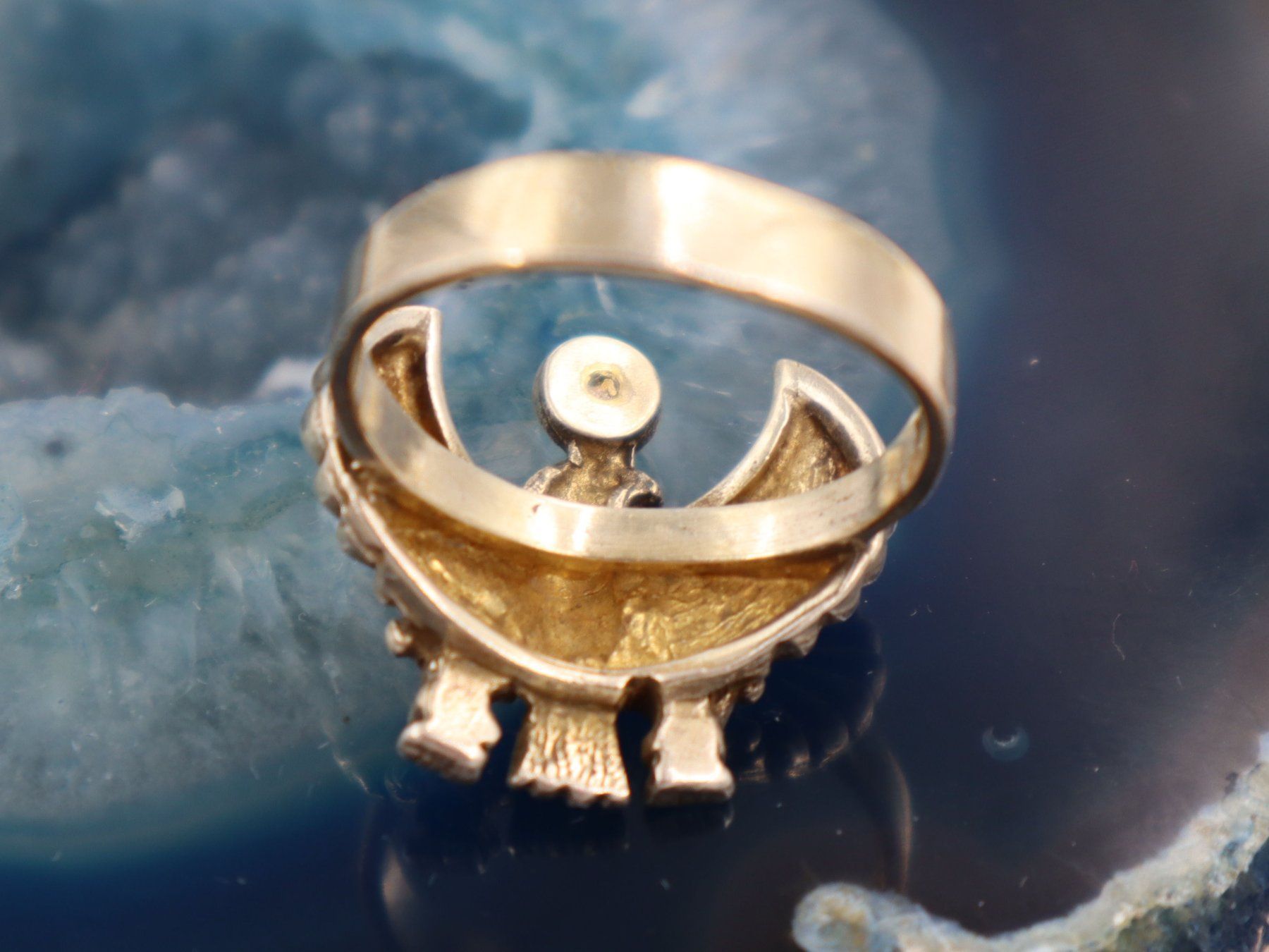 Ringe: Silber Ring, Türkis, Adler Mexiko Gr 54-55 – Gebraucht aus Baden von swiss-alps 7