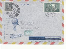 Deutschland Ballonpost 1958 (... behördlich überstempelt)