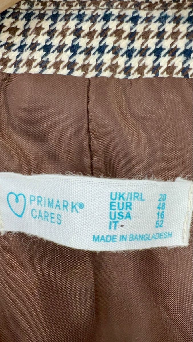 Primark Jacken: Karierter Blazer von Primark, Grösse 48 – Neu (gemäss Beschreibung) aus Jona von Lili.lou 2