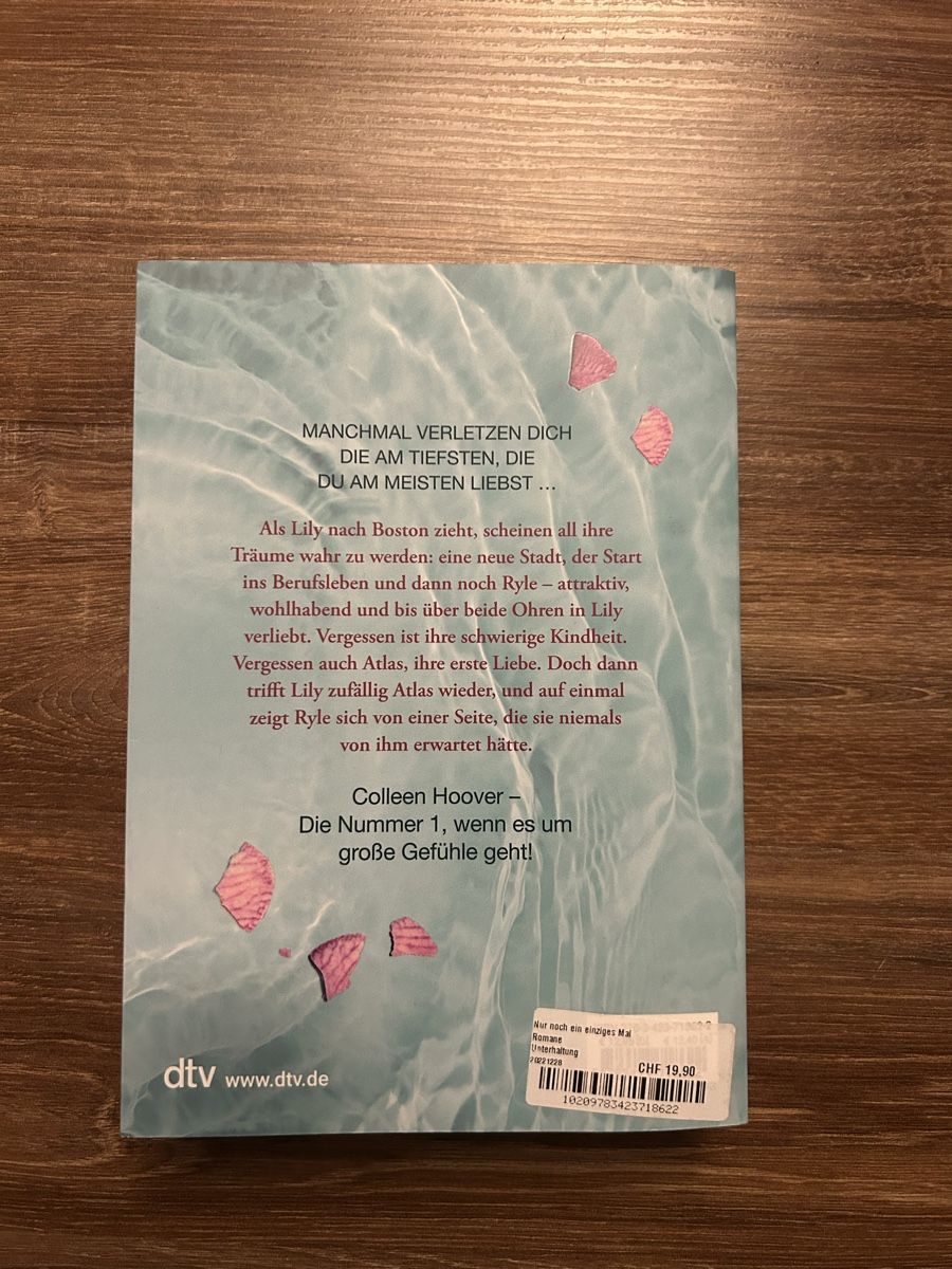Libri: "Nur noch ein einziges Mal" - Colleen Hoover, Roman – Nuovo (secondo la descrizione) da Pratteln venduto da esr_5z52 1