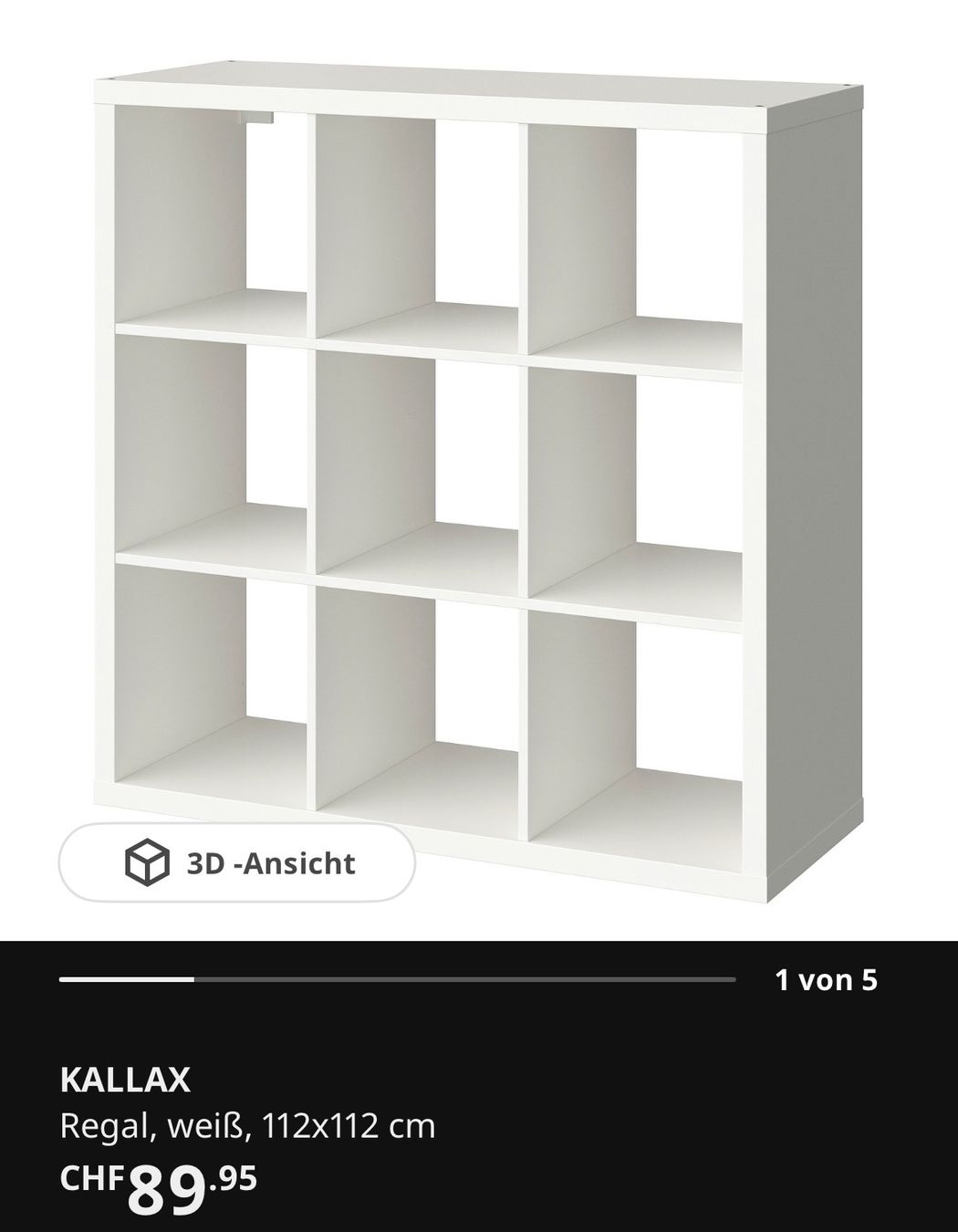 Ikea Étagères: Grünes Kallax Ikea Regal – D'occasion à Biberist par victoria_7