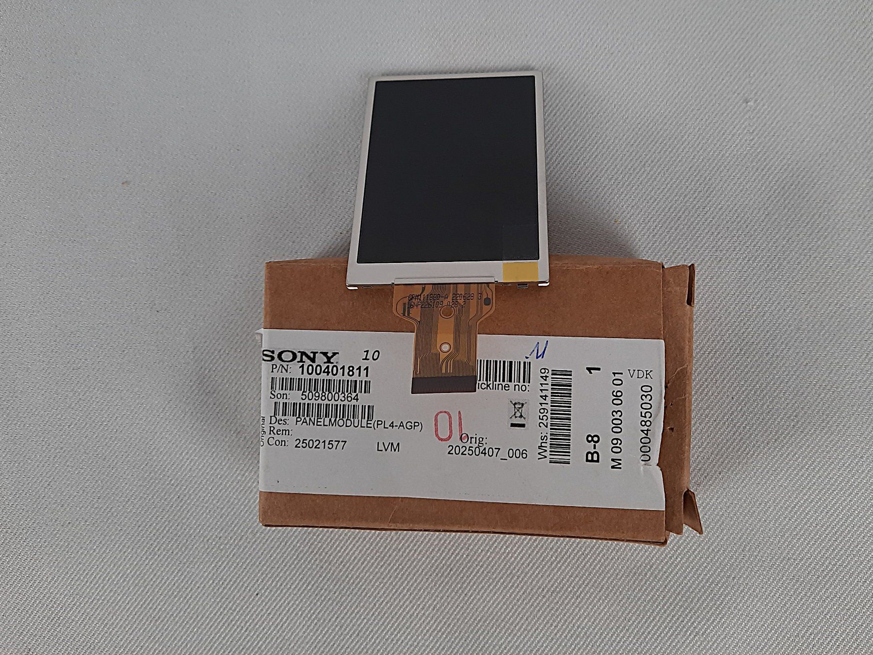Componenti elettronici: SONY Panel Module (PL4-AGP) – Nuovo (secondo la descrizione) da Beinwil am See venduto da Restwert_Beinwil
