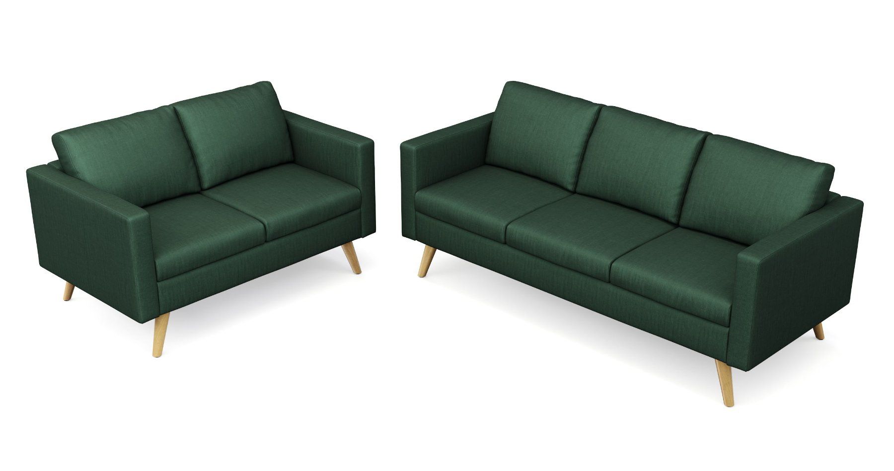 Divani: Sofa Set BLAIR dunkelgrün - Gratis Versand – Nuovo e nell'imballaggio originale da Kleinwangen venduto da meinwarenkorb.ch 7