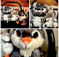 3 Peluche nuovi 🧸🐇 coniglietto e tigre adorabili 