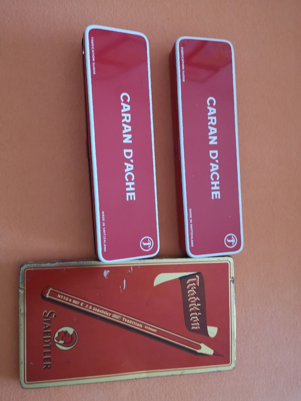 Caran D'Ache Penna & Evidenziatori: FARBEN SCHACHTELN LOT – Usato da MUEHLEBERG venduto da Cocolinette 1