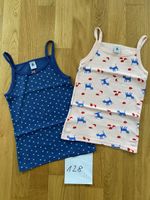 Petit Bateau Mädchen Unterhemden, Grösse 128. 2er Set!