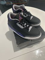 Baskets Nike Air Jordan 3 Retro noir violet taille 42.5