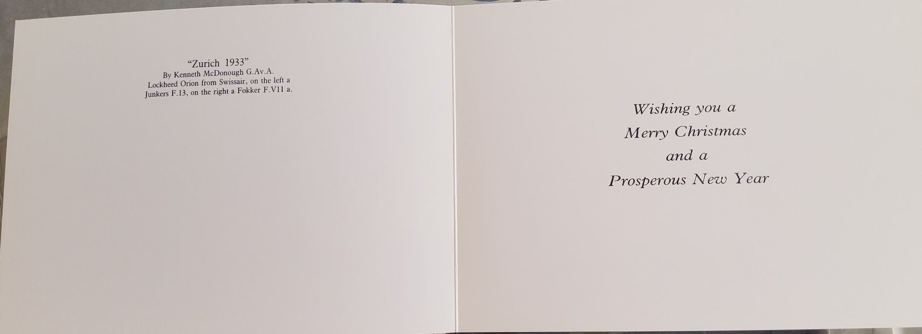 Cartes: Aviatik 10 Weihnachtskarten englisch – Neuf (Voir description) à Grüningen par VENOM59 2