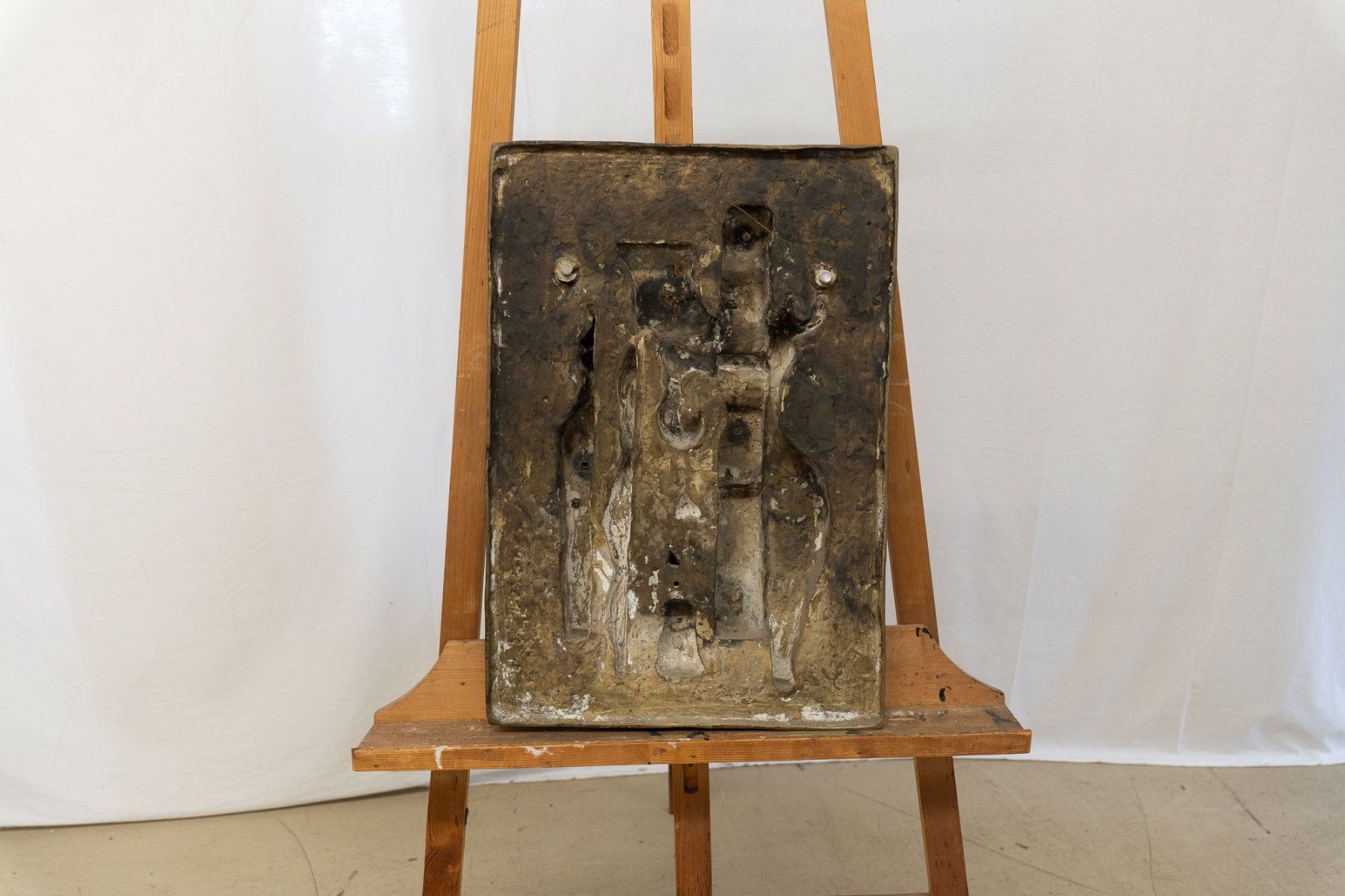 Sculture & Statue: Relief André Bucher - abstrakt - Metallguss - Ref. 08/37 – Usato da Au ZH venduto da BrockiAu 8