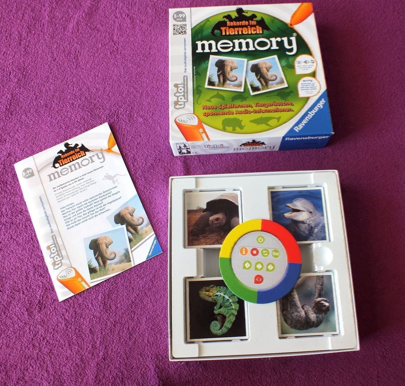 Ravensburger Giochi: tiptoi Memory - Rekorde im Tierreich – Usato da Müllheim Dorf venduto da Seeeule01 2