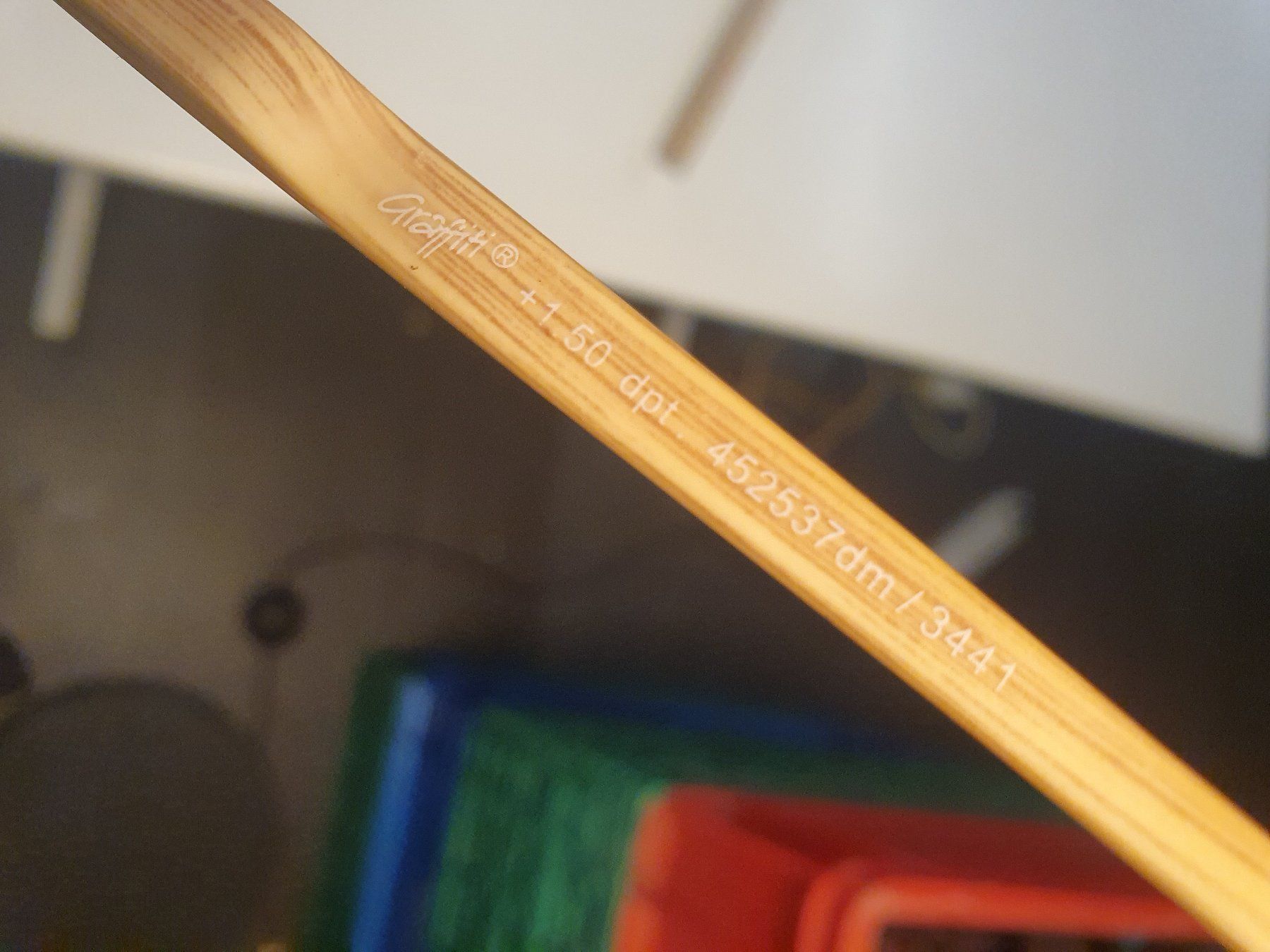 Occhiali & Lenti: Graffiti Holzlesebrille + 1.5 – Usato da Zürich venduto da loosebone 6