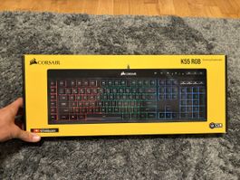 Corsair K55 RGB Gaming Keyboard gebraucht 