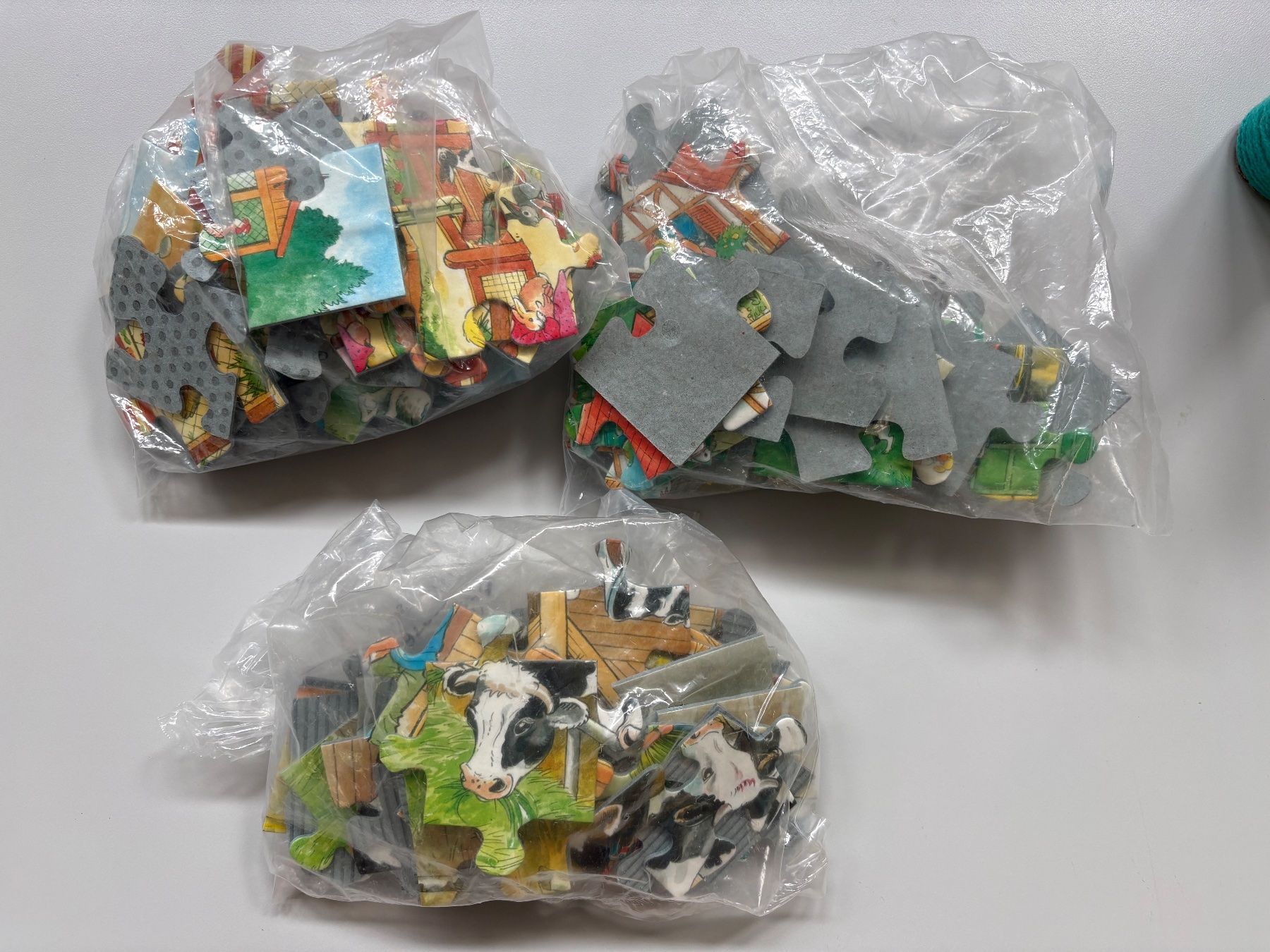 Puzzles: 3 Puzzles zum Thema  Bauernhof – Gebraucht aus Bäriswil BE von Adorsa 1