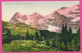 Wengen Wengernalp Eiger Mönch Jungfrau