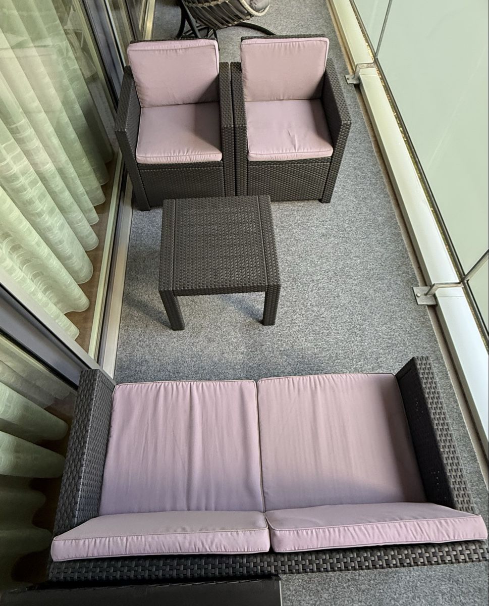 Poltrone: Lounge Set Anthrazit - Rattan Optik – Usato da Langenthal venduto da McQUEEN01 4