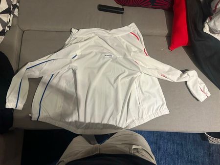 Lacoste Sport Jacke weiss gebraucht