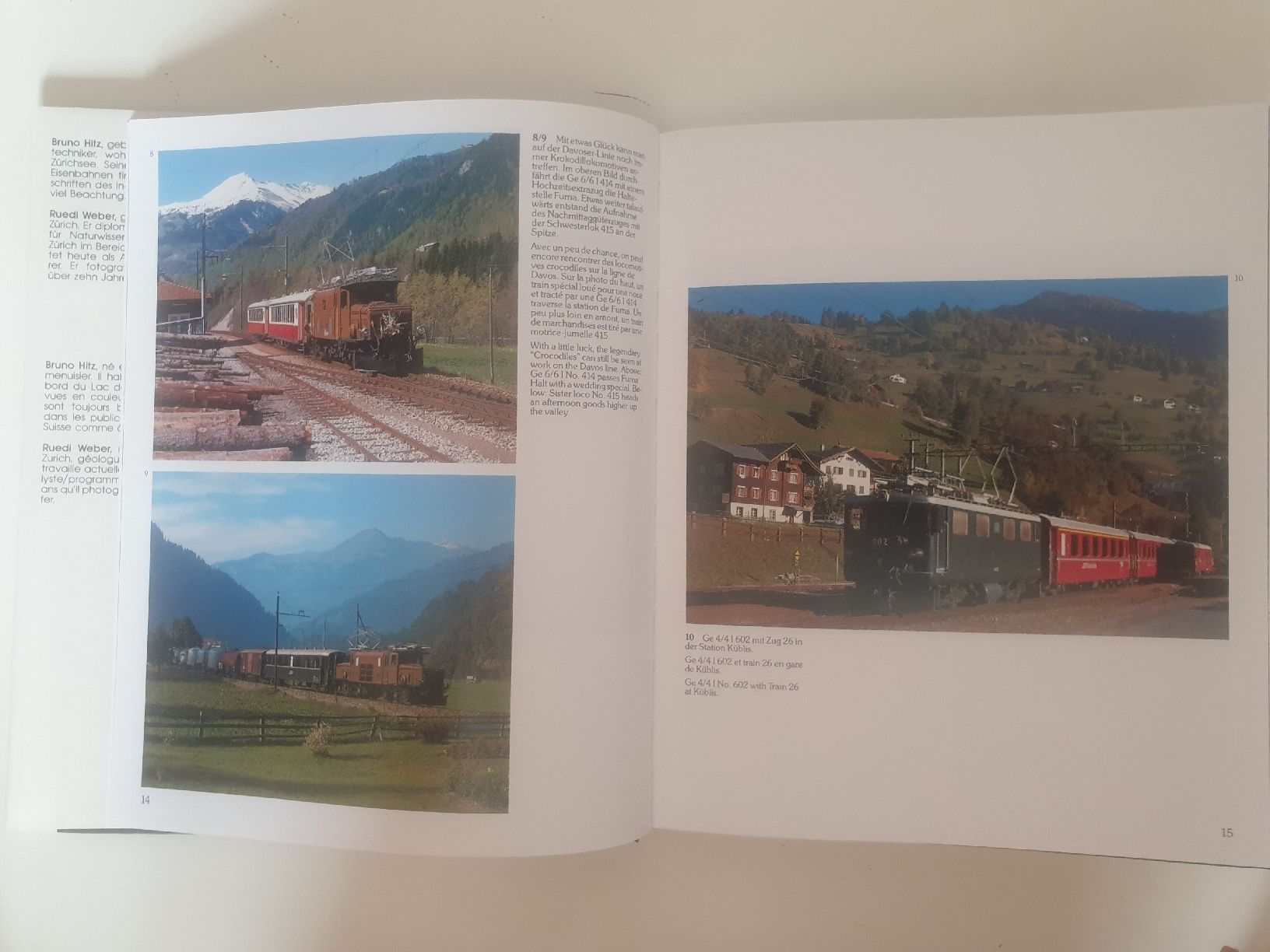 Libri: Rhätische Bahn - Le Chemin de fer rhétique, Bruno Hitz – Nuovo (secondo la descrizione) da Moutier venduto da 2CC2.3402 2