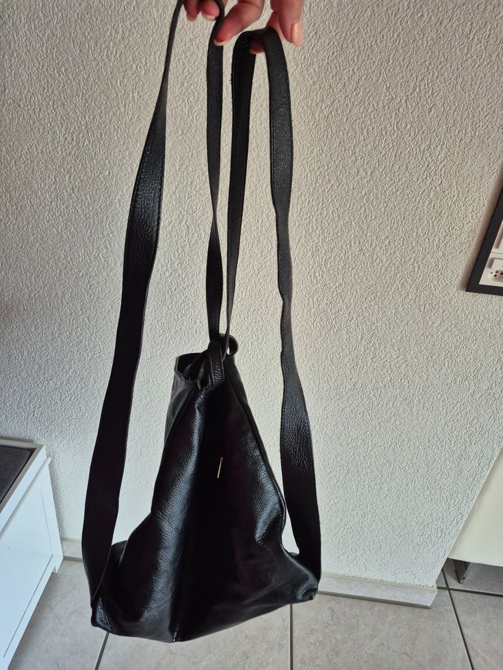 Borse da donna: Zwei in einem Handtasche oder Rucksack schwarz – Usato da Rüfenacht BE venduto da Clarafi 3